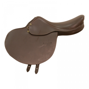 Selle d'entraînement de galop MG Saddlery en cuir...