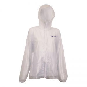 La veste imperméable transparente de la marque Tolteam...