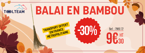 Offre balais bambou automne